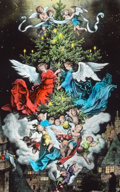 Celestial Christmas Tree, circa 1930. Carl Simon Archive by Carl Simon