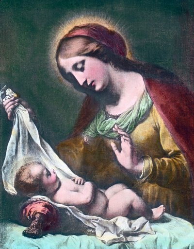 Madonna and Child, circa 1900. Carl Simon Archive by Carl Simon