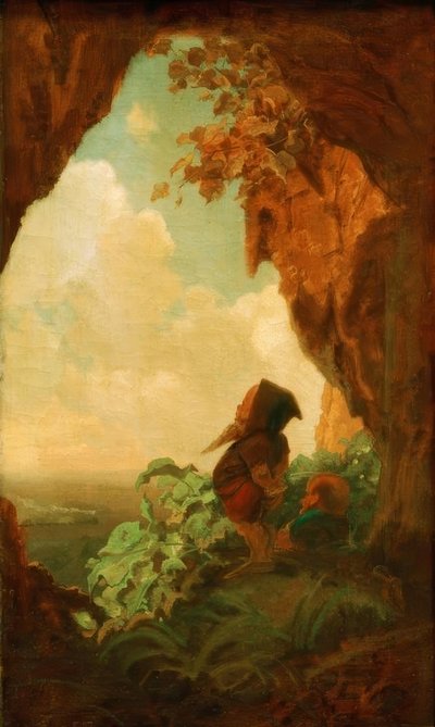 Little Miners, or The First Railway by Carl Spitzweg