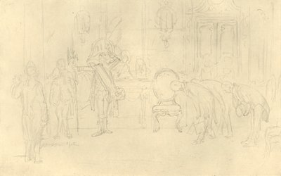 In the Antechamber of His Highness by Carl Spitzweg