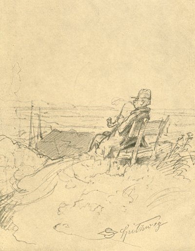 Nach der Arbeit ist gut ruhn by Carl Spitzweg