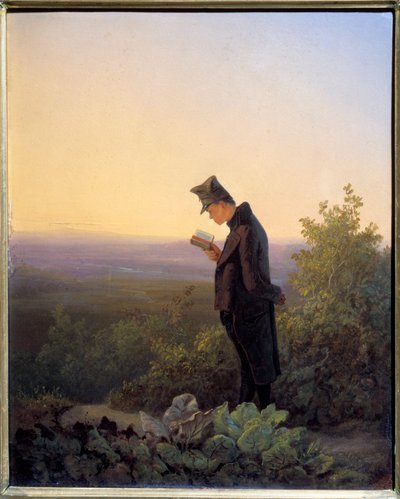 Reading the Breviary in the Evening by Carl Spitzweg