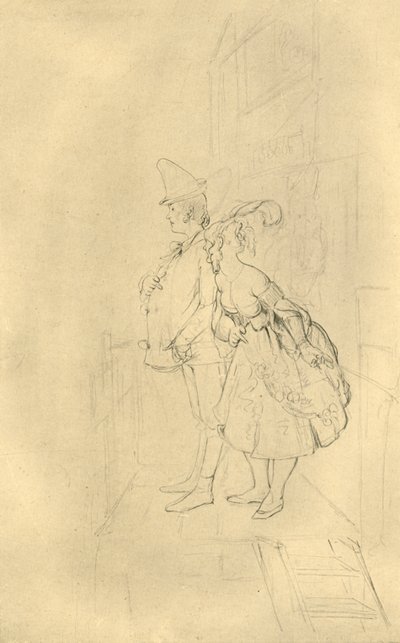 Step Right In, Gentlemen! by Carl Spitzweg