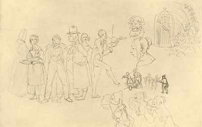 Various Types, Mid-Late 19th Century, c. 1924 by Carl Spitzweg