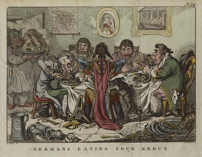 Germans Eating Sauerkraut, May 7 by Carl Starcke