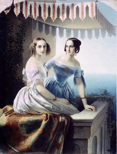 Portrait of Grand Duchess Maria Nikolaevna of Russia by Carl Timoleon von Neff