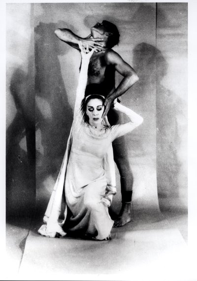 Martha Graham (1894-1991) and Bertram Ross (1920-2003) in 