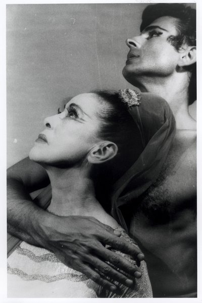 Martha Graham (1894-1991) and Bertram Ross (1920-2003) in 