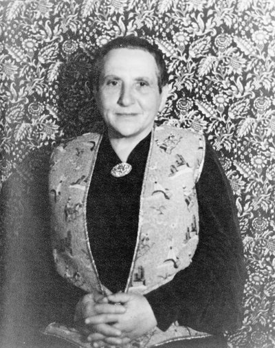 Portrait of Gertrude Stein (1874-1946) by Carl Van Vechten