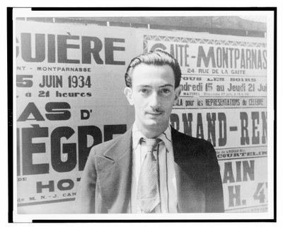 Portrait of Salvador Dali, Paris by Carl Van Vechten