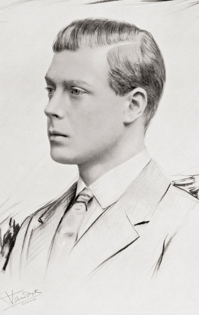 Prince Edward, future Edward VIII, later Duke of Windsor by Carl Vandyk