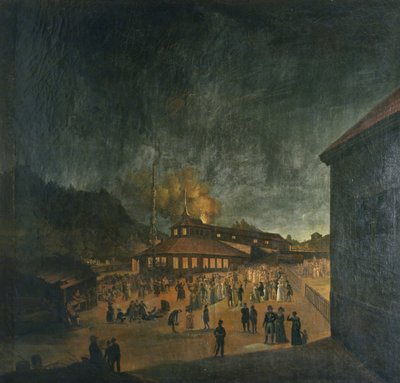 National Celebration at Bærum Jernverk (Iron Factory) Midsummer by Carl Vogt