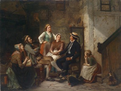 Return of the Young Sailor by Carl Wilhelm Huebner