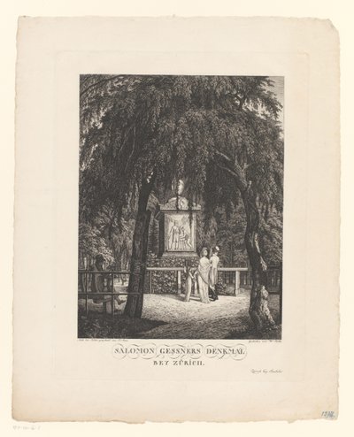 Monument for Salomon Gessner near Zurich by Carl Wilhelm Kolbe (I)
