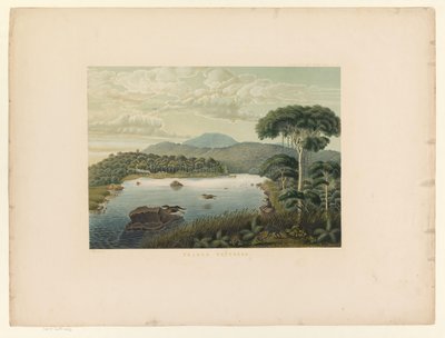 View of the Patenggang Lake by Carl Wilhelm Mieling (possibly)