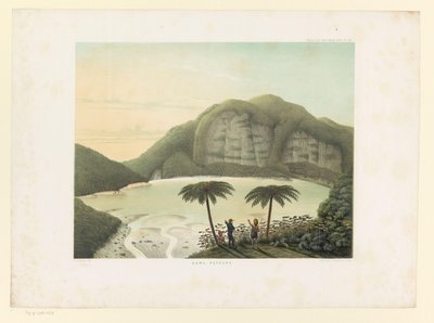 View of the Crater Lake Kawah Putih (Atlas to the Work Java) by Carl Wilhelm Mieling (possibly)