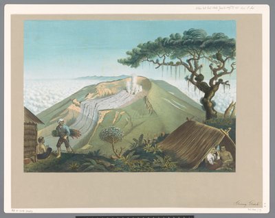 Mount Gede in West Java by Carl Wilhelm Mieling (possibly)