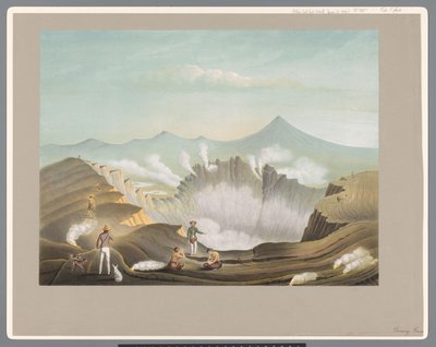 Mount Guntur in West Java by Carl Wilhelm Mieling (possibly)