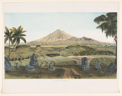 Volcano Sumbing in Java by Carl Wilhelm Mieling (possibly)