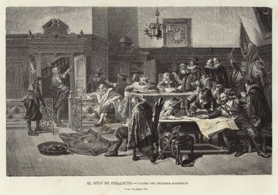The Siege of Stralsund by Carl von Haeberlin