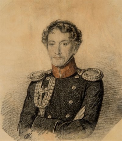 Portrait of Alexander Ivanovich Dmitriev-Mamonov 1787-1836 by Carl von Hampeln