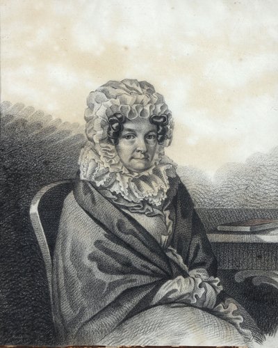Portrait of Kleopatra Petrovna Nashchokina 1767-1828, née Nelidova, 1820s by Carl von Hampeln