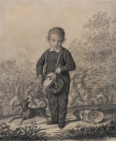 Portrait of Timofey Korsakov, Early 1820s by Carl von Hampeln