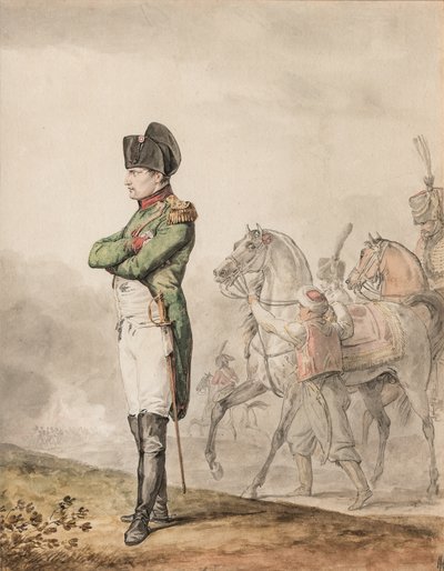 Emperor Napoleon Bonaparte I at Austerlitz by Carle (attr. to) Vernet