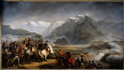 General Napoleon Bonaparte at the Battle of Rivoli by Carle Vernet