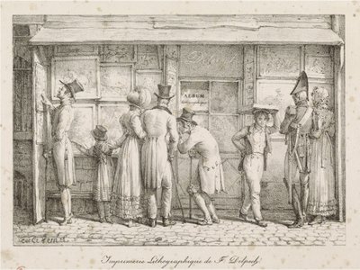 Lithographic Printing House of F. Delpech by Carle Vernet