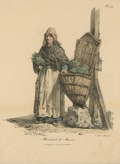 Marchand de Mouron by Carle Vernet