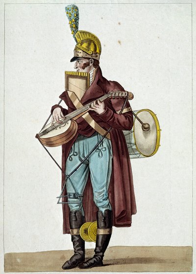 Monsieur Ut la si, Orchestra of Bourgeois Theaters by Carle Vernet