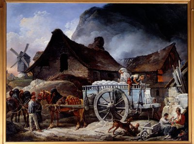 Plaster oven in Montmartre by Carle Vernet