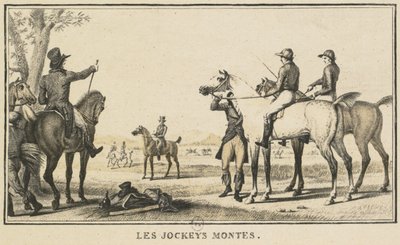 Racing Scenes: The Jockey Mounting the Horse by Carle Vernet
