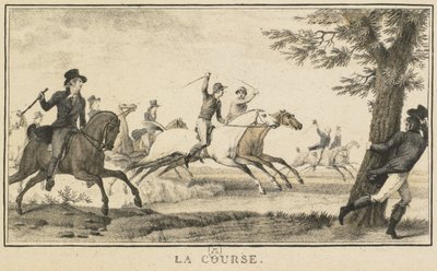 Racing Scenes: The Race by Carle Vernet