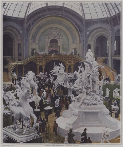 Central Nave of the Grand Palais at the Exposition Universelle 1900, Paris by Carle de Mazibourg