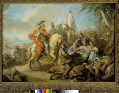 Alexander and Porus, King of India, having reigned at the borders of the kingdom of Persia, eventually went to Alexander by Carle van Loo