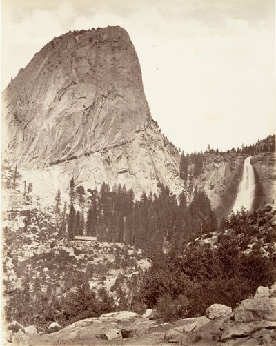 Cap of Liberty and Nevada Fall, Yosemite by Carleton E. Watkins.
