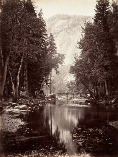 Eagle Point, 4,000 Feet, Yosemite by Carleton E. Watkins.