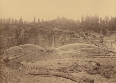 Malakoff Diggins, North Bloomfield, Nevada County by Carleton E. Watkins
