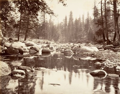 Merced River by Carleton E. Watkins.
