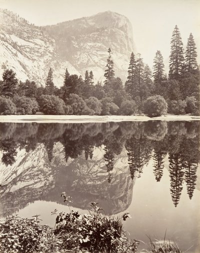 Mirror Lake, Yosemite by Carleton E. Watkins.