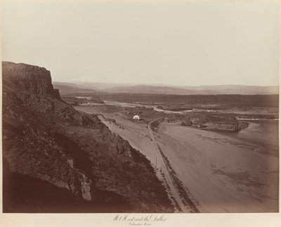 Mt. Hood and the Dalles, Columbia River by Carleton E. Watkins