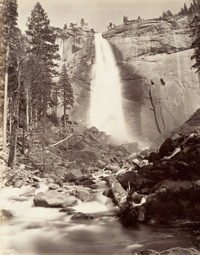 Nevada Fall, Yosemite by Carleton E. Watkins.