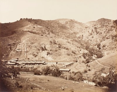 The Works and the Mine, New Almaden, Santa Clara, California by Carleton E. Watkins