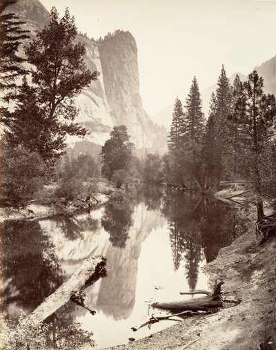 Washington Tower, Yosemite by Carleton E. Watkins.