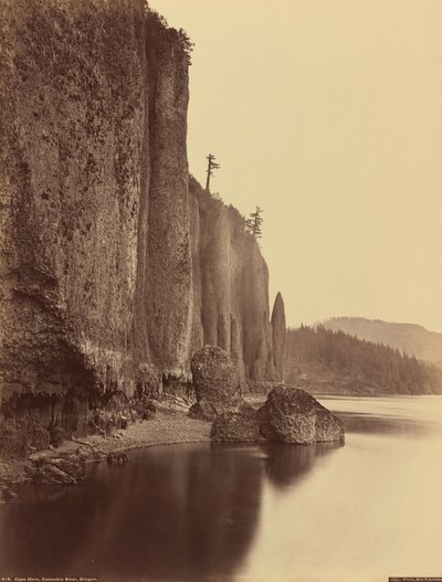 Cape Horn, Columbia River, Oregon, 1867 by Carleton Emmons Watkins