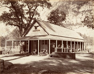 Cosmopolitan Saloon by Carleton Emmons Watkins