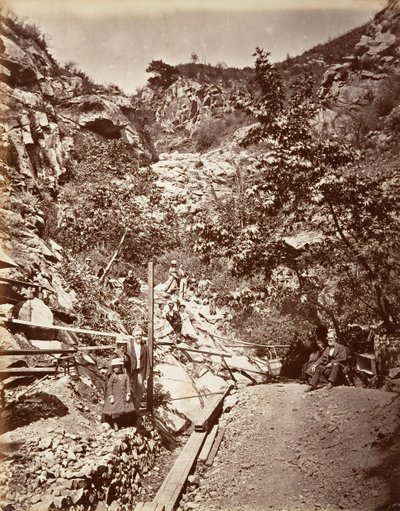 Hot Sulphur Springs, Santa Barbara, 1876, printed ca. 1876 by Carleton Emmons Watkins
