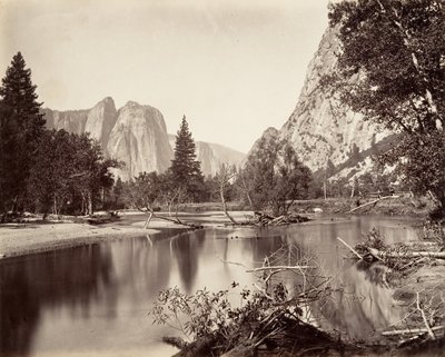 Looking Down Yosemite Valley by Carleton Emmons Watkins